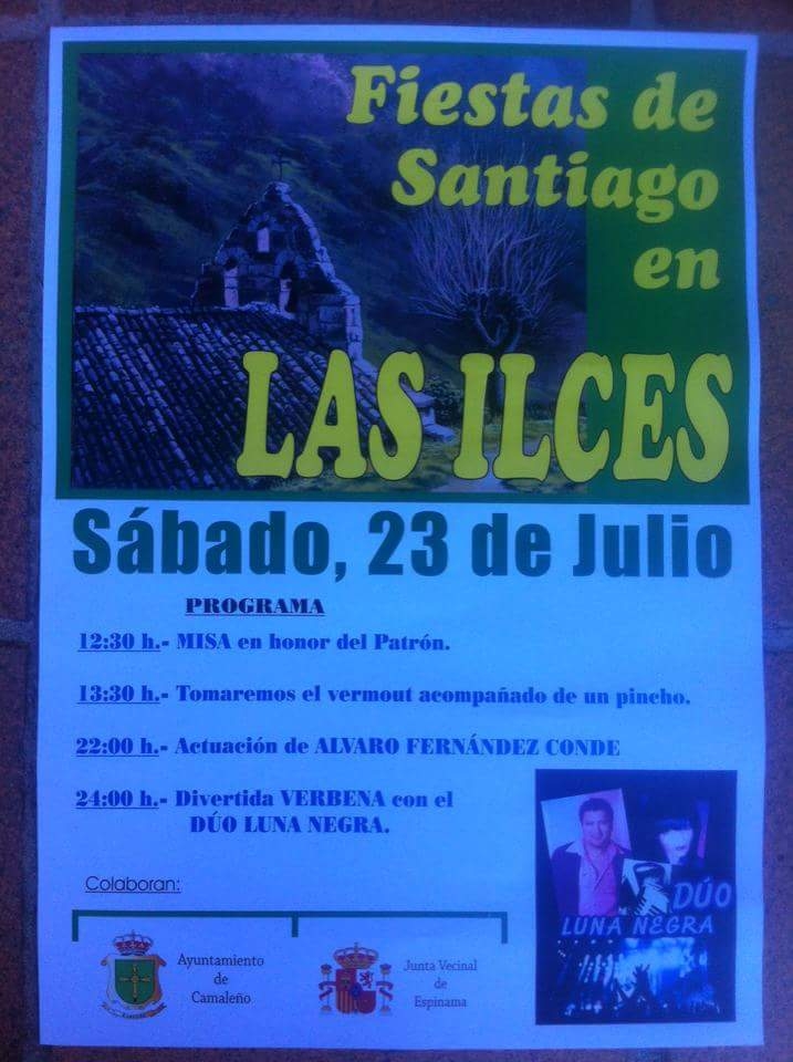 Cartel de las fiestas de Santiago. Pulse para verlo más grande