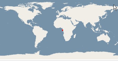 El punto rojo ubica Pido de Gabn. Pinchando se accede a la pgina tutiempo.net de donde est obtenido el mapa